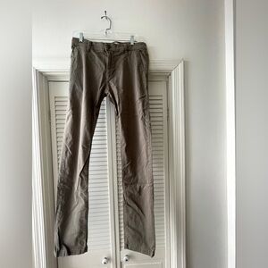 Mavi Men's Gray Olive Green Chinos